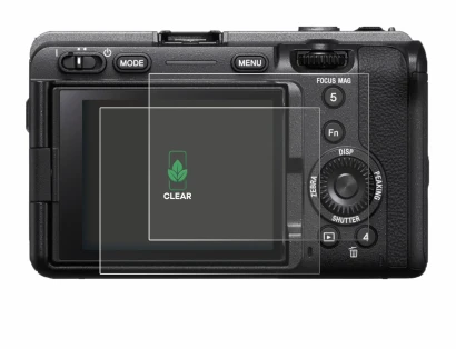 Immagine del dispositivo Sony FX3A (ILME‑FX3A) con un'ampia varietà di protezioni per lo schermo.