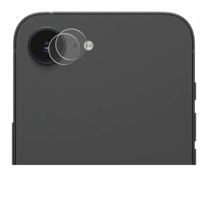 Immagine del dispositivo Apple iPhone 17e (SOLO Fotocamera) con un'ampia varietà di protezioni per lo schermo.