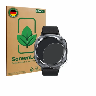 Parte frontale di una confezione del prodotto con il logo del marchio ScreenLeaf. Accanto è raffigurato il dispositivo TIMU S9