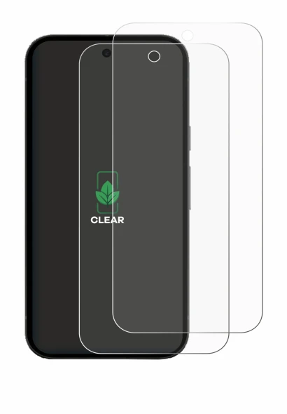 Immagine del dispositivo Google Pixel 10a (case-friendly) con un'ampia varietà di protezioni per lo schermo.