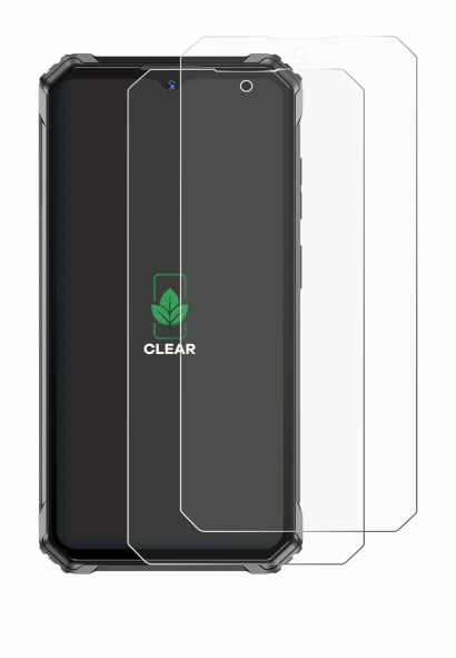 Immagine del dispositivo Oukitel G7 con un'ampia varietà di protezioni per lo schermo.