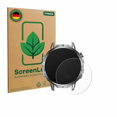 Parte frontale di una confezione del prodotto con il logo del marchio ScreenLeaf. Accanto è raffigurato il dispositivo Dremac 