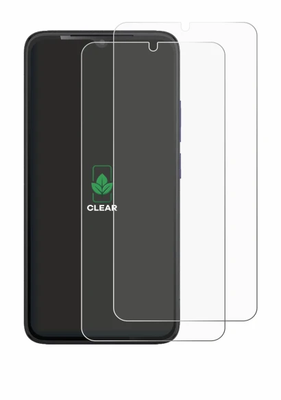 Immagine del dispositivo TCL K70 SE con un'ampia varietà di protezioni per lo schermo.