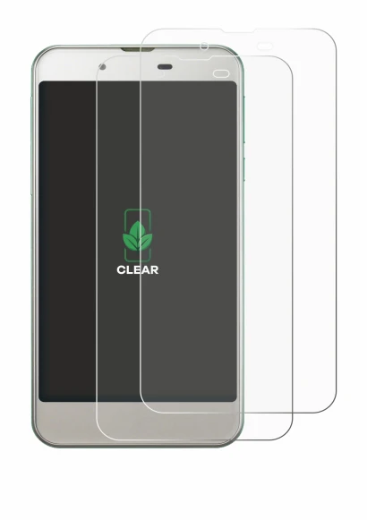Immagine del dispositivo Sharp Aquos SHV37 con un'ampia varietà di protezioni per lo schermo.