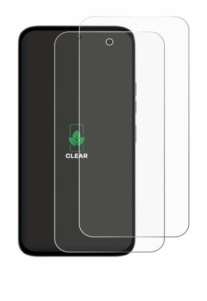 Immagine del dispositivo Tecno Pop X 5G con un'ampia varietà di protezioni per lo schermo.