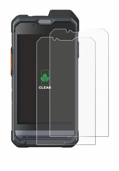 Immagine del dispositivo Hytera PNC460 con un'ampia varietà di protezioni per lo schermo.