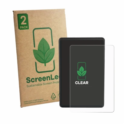 Parte frontale di una confezione del prodotto con il logo del marchio ScreenLeaf. Accanto è raffigurato il dispositivo Bafang 