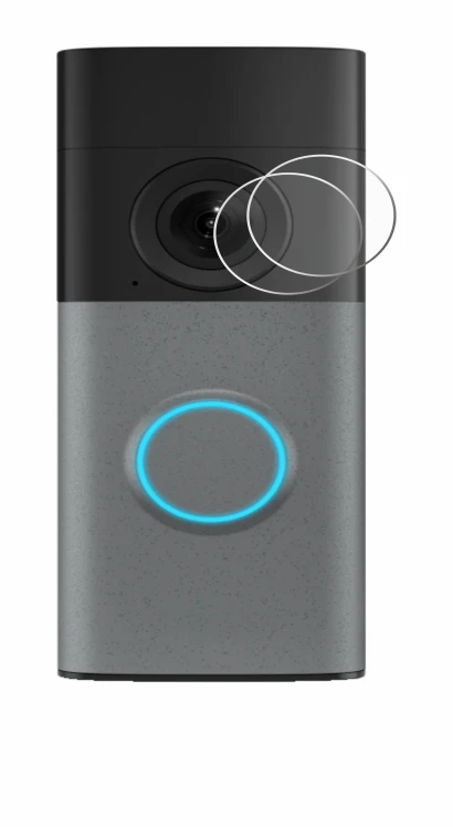 Immagine del dispositivo Ring Wired Video Doorbell con un'ampia varietà di protezioni per lo schermo.