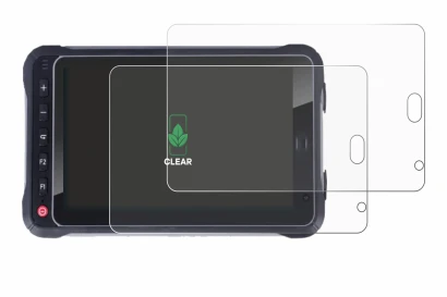Immagine del dispositivo Hugerock X72 con un'ampia varietà di protezioni per lo schermo.