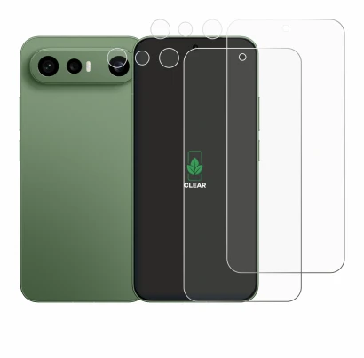 Immagine del dispositivo Vivo X300 FE (Fronte+Fotocamera) con un'ampia varietà di protezioni per lo schermo.