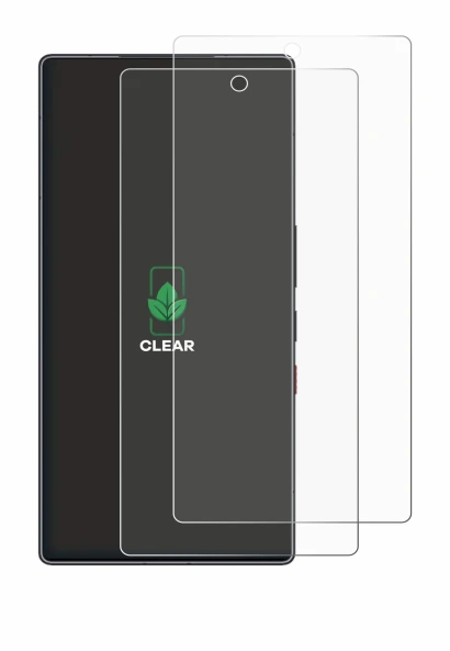 Immagine del dispositivo ZTE Nubia Red Magic 11S Pro Plus con un'ampia varietà di protezioni per lo schermo.
