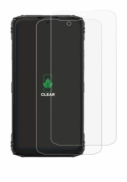 Immagine del dispositivo Doogee Blade 10 Pro Energy con un'ampia varietà di protezioni per lo schermo.