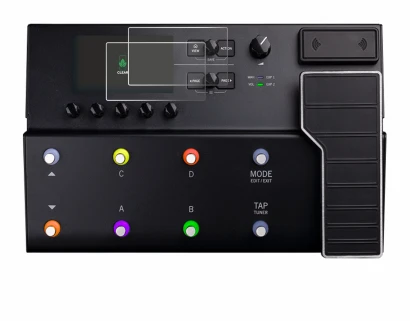Immagine del dispositivo Line 6 POD Go Wireless con un'ampia varietà di protezioni per lo schermo.