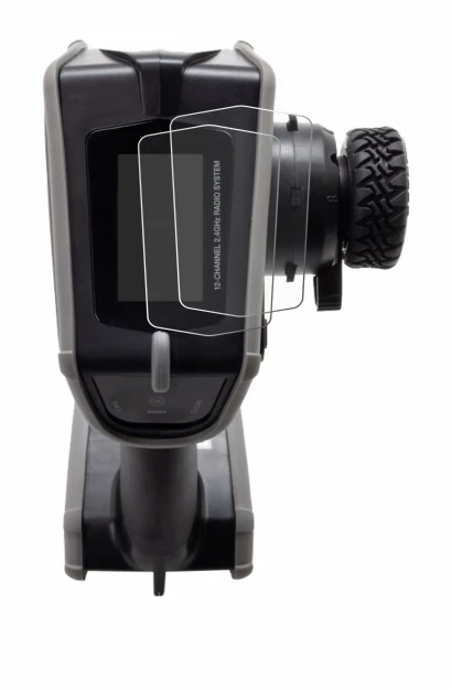 Immagine del dispositivo Spektrum DX Rugged Plus con un'ampia varietà di protezioni per lo schermo.