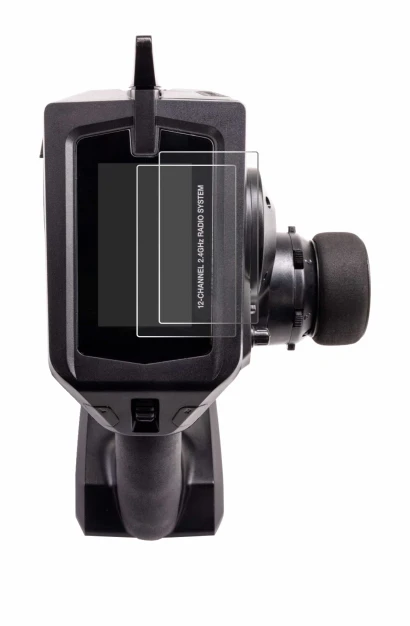 Immagine del dispositivo Spektrum DX Pro Plus con un'ampia varietà di protezioni per lo schermo.
