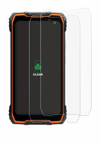 Immagine del dispositivo Blackview Rock 2 con un'ampia varietà di protezioni per lo schermo.