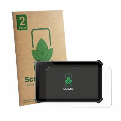 Parte frontale di una confezione del prodotto con il logo del marchio ScreenLeaf. Accanto è raffigurato il dispositivo Magewel