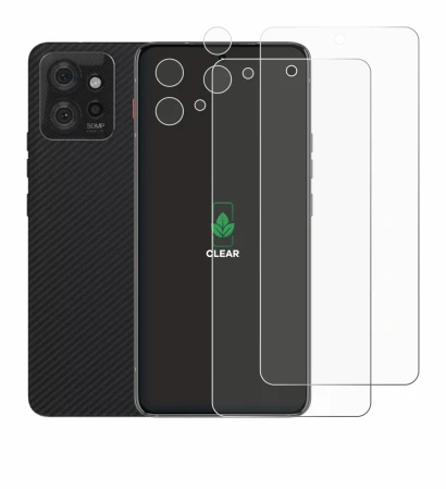 Immagine del dispositivo Motorola ThinkPhone (Fronte+Fotocamera) con un'ampia varietà di protezioni per lo schermo.