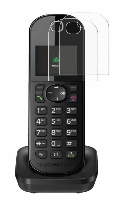 Immagine del dispositivo Panasonic KX-TGC463 con un'ampia varietà di protezioni per lo schermo.