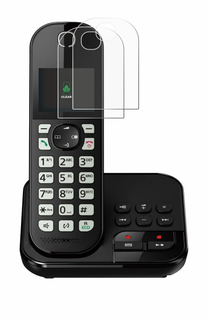 Immagine del dispositivo Panasonic KX-TGC422 con un'ampia varietà di protezioni per lo schermo.