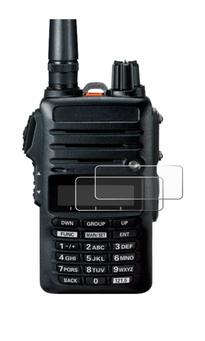 Immagine del dispositivo Yaesu FTA-250 con un'ampia varietà di protezioni per lo schermo.