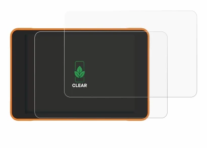 Immagine del dispositivo ProGlove Lana con un'ampia varietà di protezioni per lo schermo.