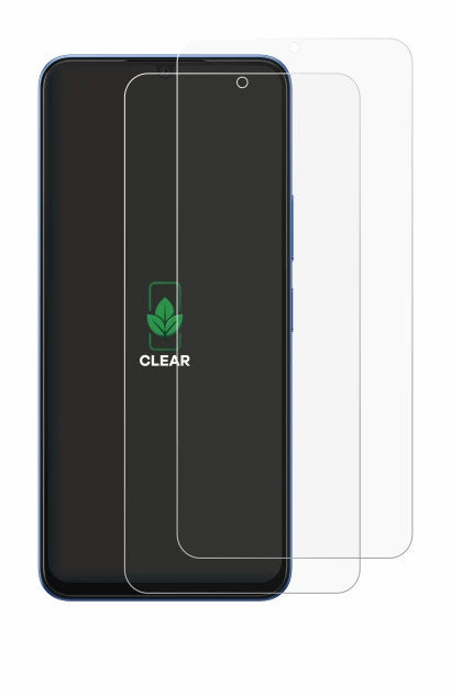 Immagine del dispositivo Infinix Hot 60i con un'ampia varietà di protezioni per lo schermo.