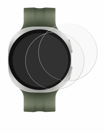 Immagine del dispositivo Samsung Galaxy Watch 9 (40 mm) con un'ampia varietà di protezioni per lo schermo.