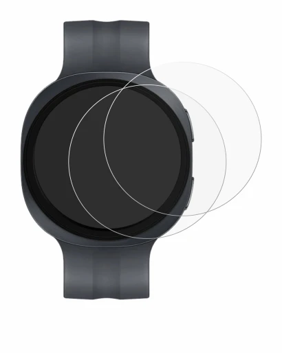 Immagine del dispositivo Samsung Galaxy Watch 9 (44 mm) con un'ampia varietà di protezioni per lo schermo.