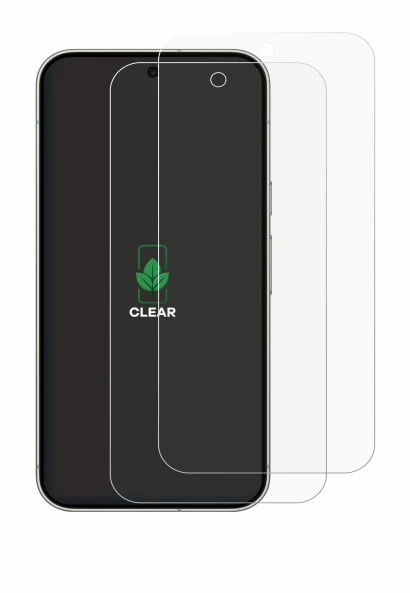Immagine del dispositivo Google Pixel 11 Pro XL con un'ampia varietà di protezioni per lo schermo.