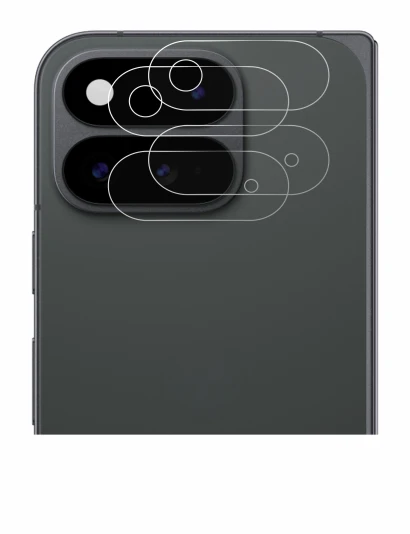 Immagine del dispositivo Google Pixel 11 Pro Fold (SOLO Fotocamera) con un'ampia varietà di protezioni per lo schermo.
