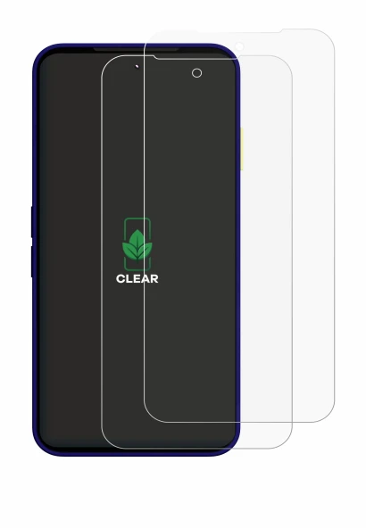 Immagine del dispositivo Fairphone 6 Plus con un'ampia varietà di protezioni per lo schermo.