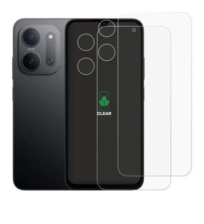 Immagine del dispositivo Xiaomi Redmi 17C 5G (Fronte+Fotocamera) con un'ampia varietà di protezioni per lo schermo.