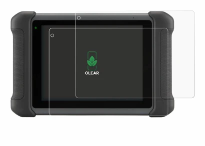 Immagine del dispositivo Autel MaxiSys MS906 con un'ampia varietà di protezioni per lo schermo.