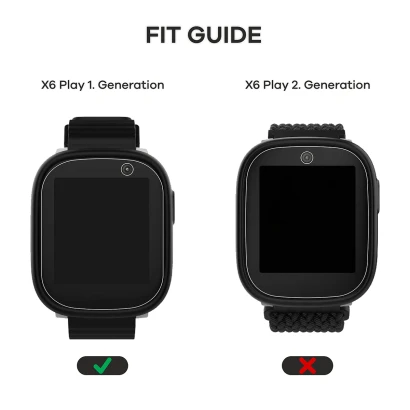 Dispositivo Xplora X6 Play 2022 (1a generación) con protezione per lo schermo applicata