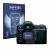 Parte frontale di una confezione del prodotto con il logo del marchio Savvies. Accanto è raffigurato il dispositivo Nikon D50 