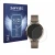 Parte frontale di una confezione del prodotto con il logo del marchio Savvies. Accanto è raffigurato il dispositivo Garmin Lil