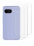 Immagine del dispositivo Google Pixel 9a (Posteriore) con un'ampia varietà di protezioni per lo schermo.