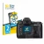 Parte frontale di una confezione del prodotto con il logo del marchio BROTECT. Accanto è raffigurato il dispositivo Nikon D70 