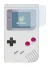 Immagine del dispositivo Nintendo Gameboy (1989) con un'ampia varietà di protezioni per lo schermo.
