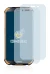 Immagine del dispositivo Doogee S40 con un'ampia varietà di protezioni per lo schermo.