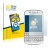 Parte frontale di una confezione del prodotto con il logo del marchio BROTECT. Accanto è raffigurato il dispositivo BlackBerry