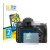 Parte frontale di una confezione del prodotto con il logo del marchio BROTECT. Accanto è raffigurato il dispositivo Nikon D750
