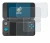 Immagine del dispositivo New Nintendo 2DS XL con un'ampia varietà di protezioni per lo schermo.