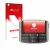 Parte frontale di una confezione del prodotto con il logo del marchio upscreen. Accanto è raffigurato il dispositivo Nokia 372