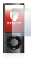 Immagine del dispositivo Apple iPod nano 2009 (5a. Gen.) con un'ampia varietà di protezioni per lo schermo.
