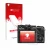 Parte frontale di una confezione del prodotto con il logo del marchio upscreen. Accanto è raffigurato il dispositivo Nikon Coo