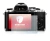 Immagine del dispositivo Olympus OM-D E-M10 con un'ampia varietà di protezioni per lo schermo.