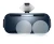Immagine del dispositivo Samsung Gear VR con un'ampia varietà di protezioni per lo schermo.