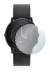 Immagine del dispositivo Pebble Time Round con un'ampia varietà di protezioni per lo schermo.
